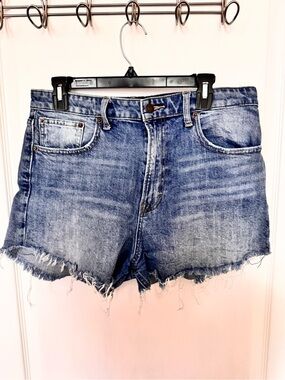 Lucky Brand Distressed Light Blue Denim Cutoff Shorts